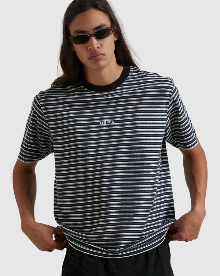 Ender Recycled Stripe Retro Fit Tee