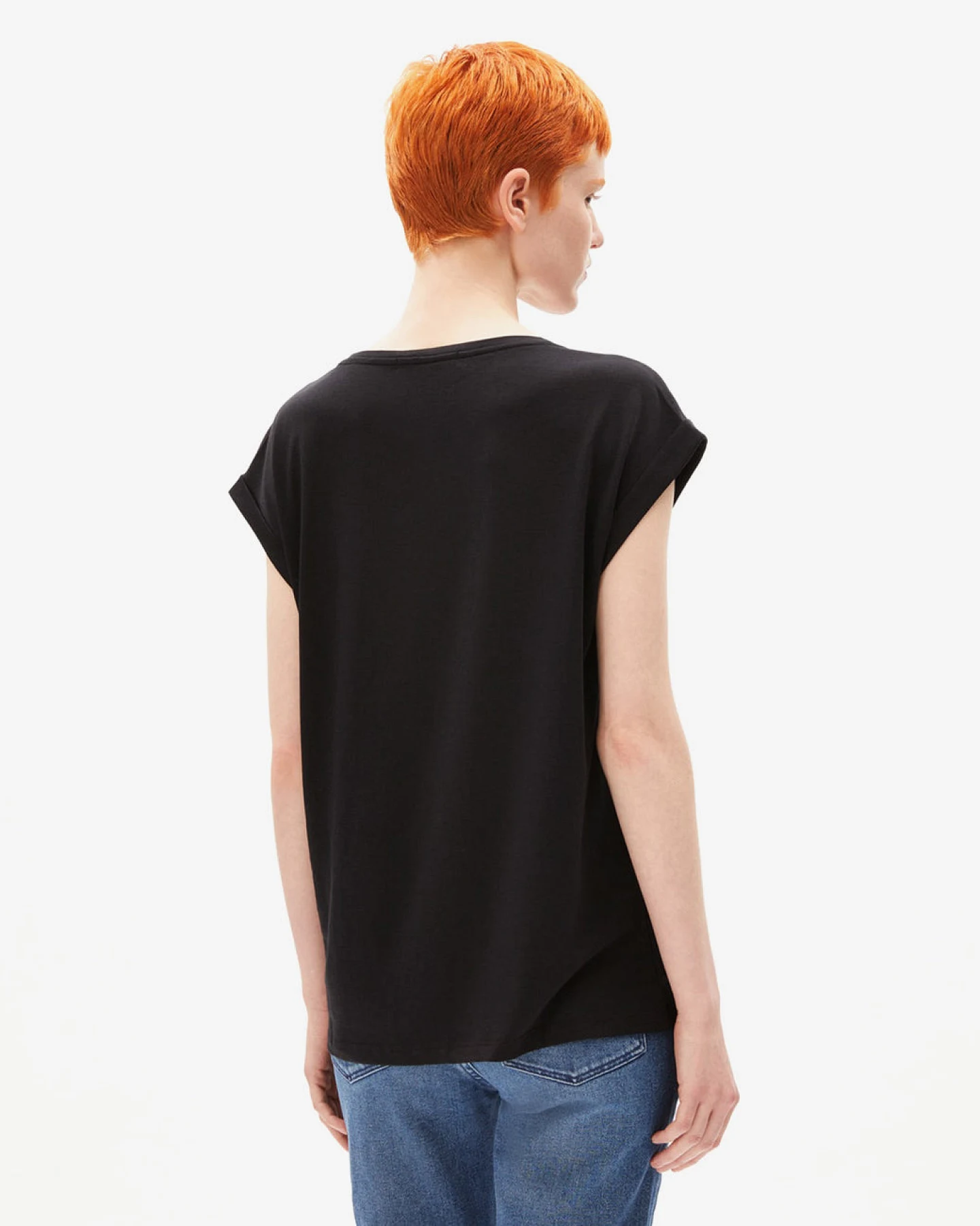 Armedangels T-Shirt JILAANA - Black L – Ansicht 3