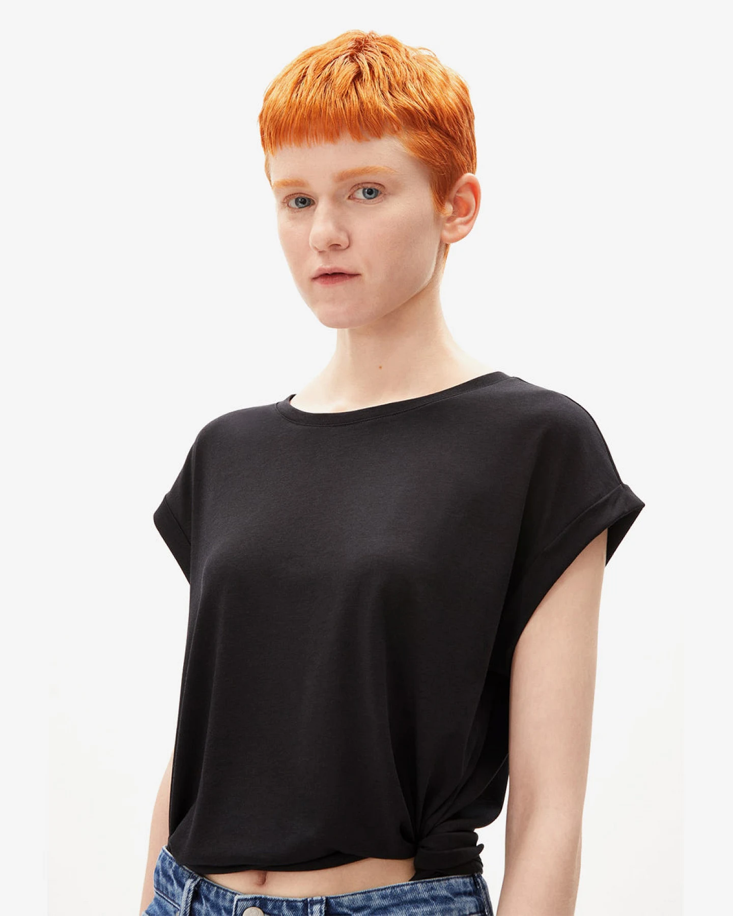 Armedangels T-Shirt JILAANA - Black L – Ansicht 4