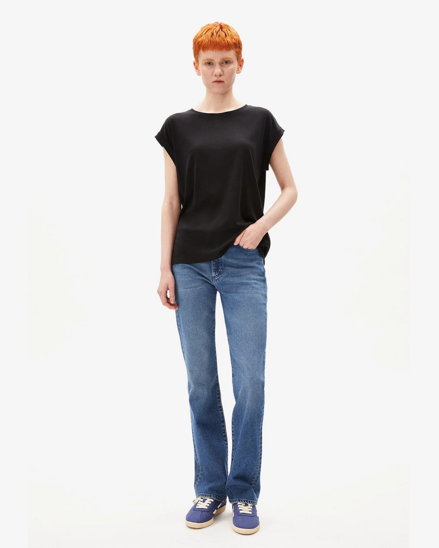 Armedangels T-Shirt JILAANA - Black L – Ansicht 5