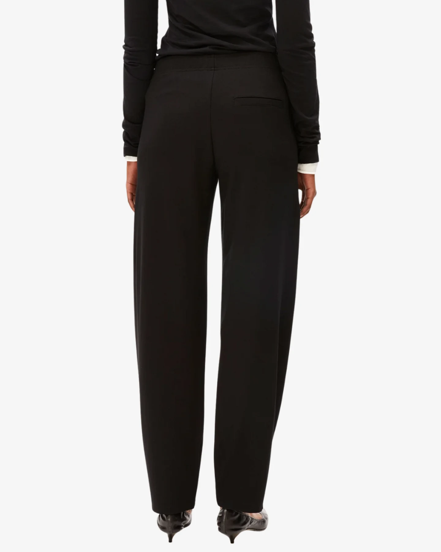 Armedangels Basic Jersey Barrel Pants - Black L – Ansicht 3