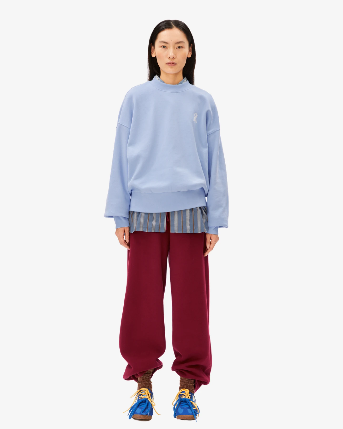 Armedangels ICONIC Å ALIZAA SWEAT - Soft Blue L – Ansicht 3