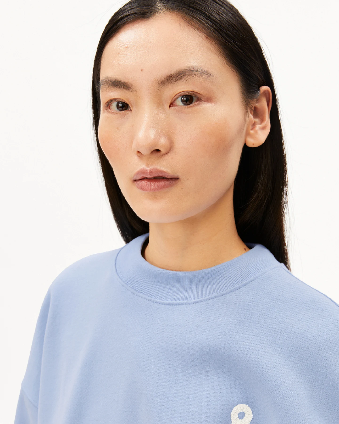 Armedangels ICONIC Å ALIZAA SWEAT - Soft Blue L – Ansicht 4