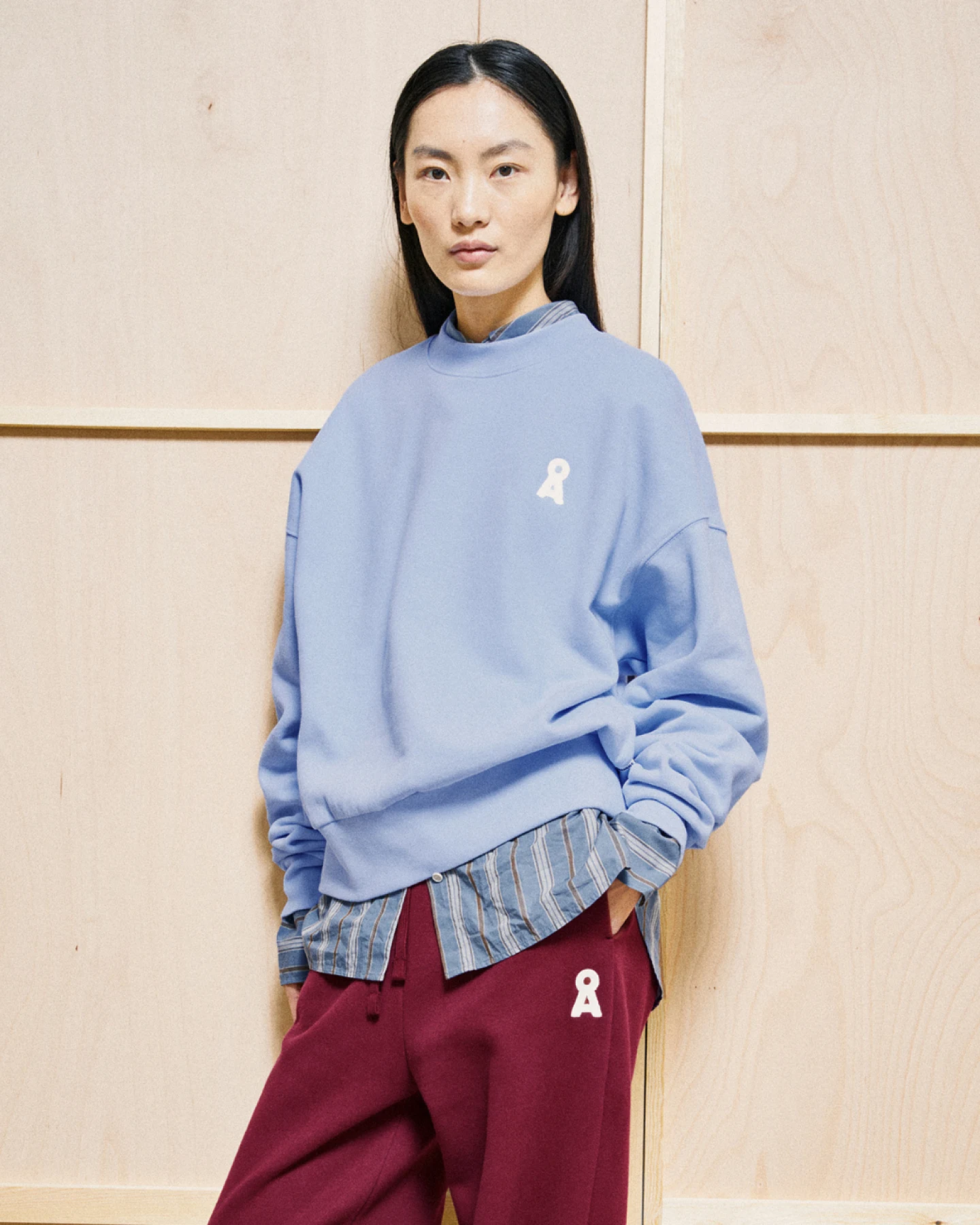 Armedangels ICONIC Å ALIZAA SWEAT - Soft Blue XS – Ansicht 6