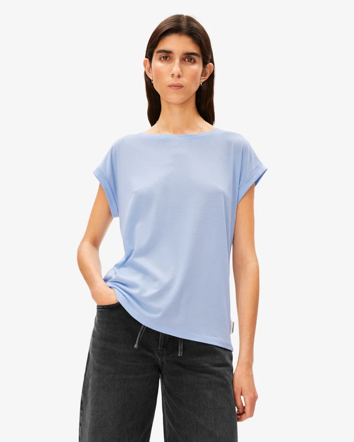 Armedangels T-Shirt JILAANA - Soft Blue L