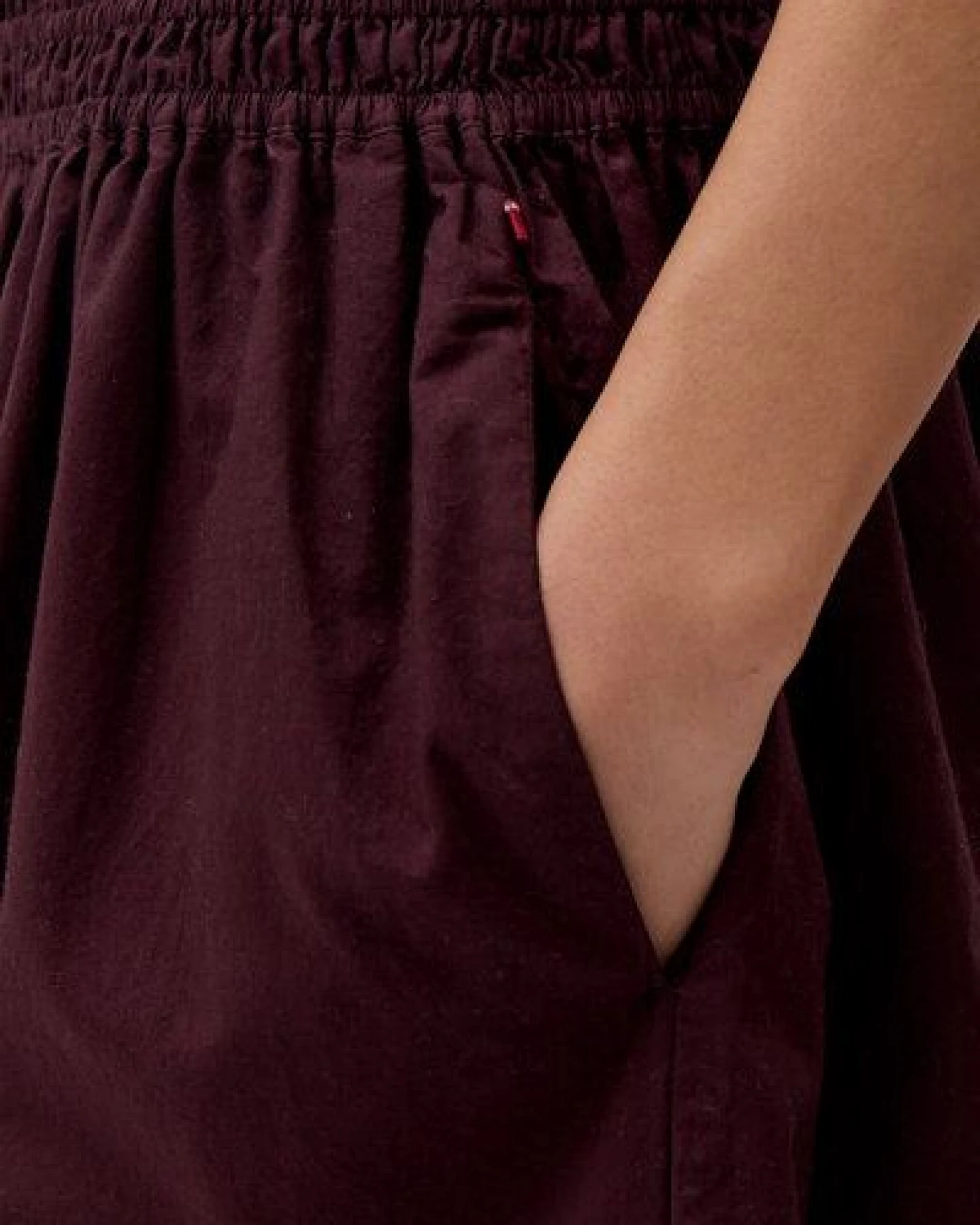 People Wear Organic Midi Rock, Bio-Baumwolle – Ansicht 3