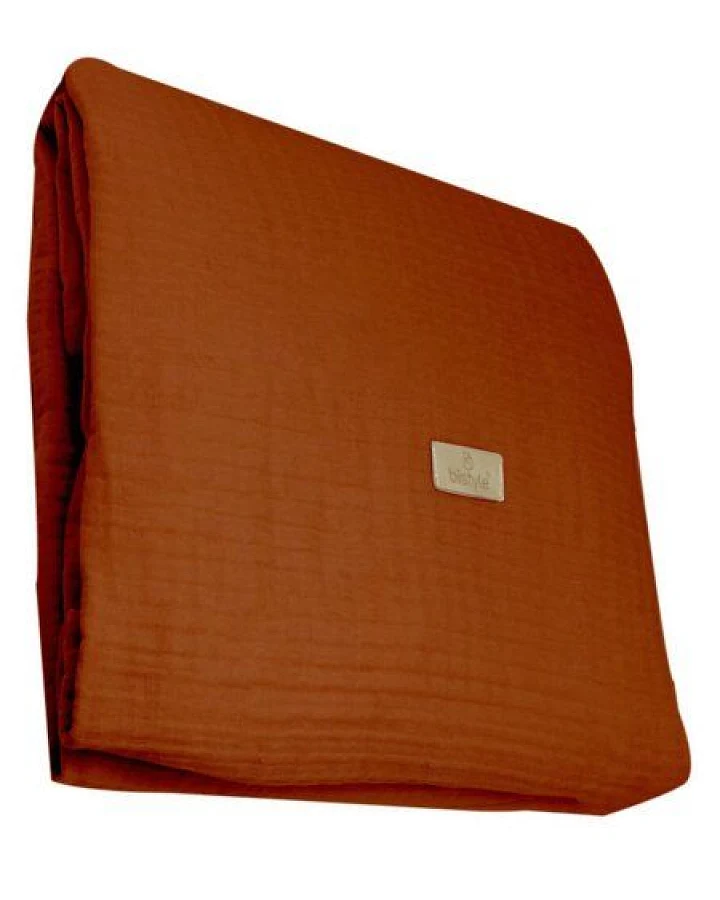 bistyle Babydecke Musselin-Decke 4 lagig 120x120, Weiche & Atmungsaktive Decke für Babys