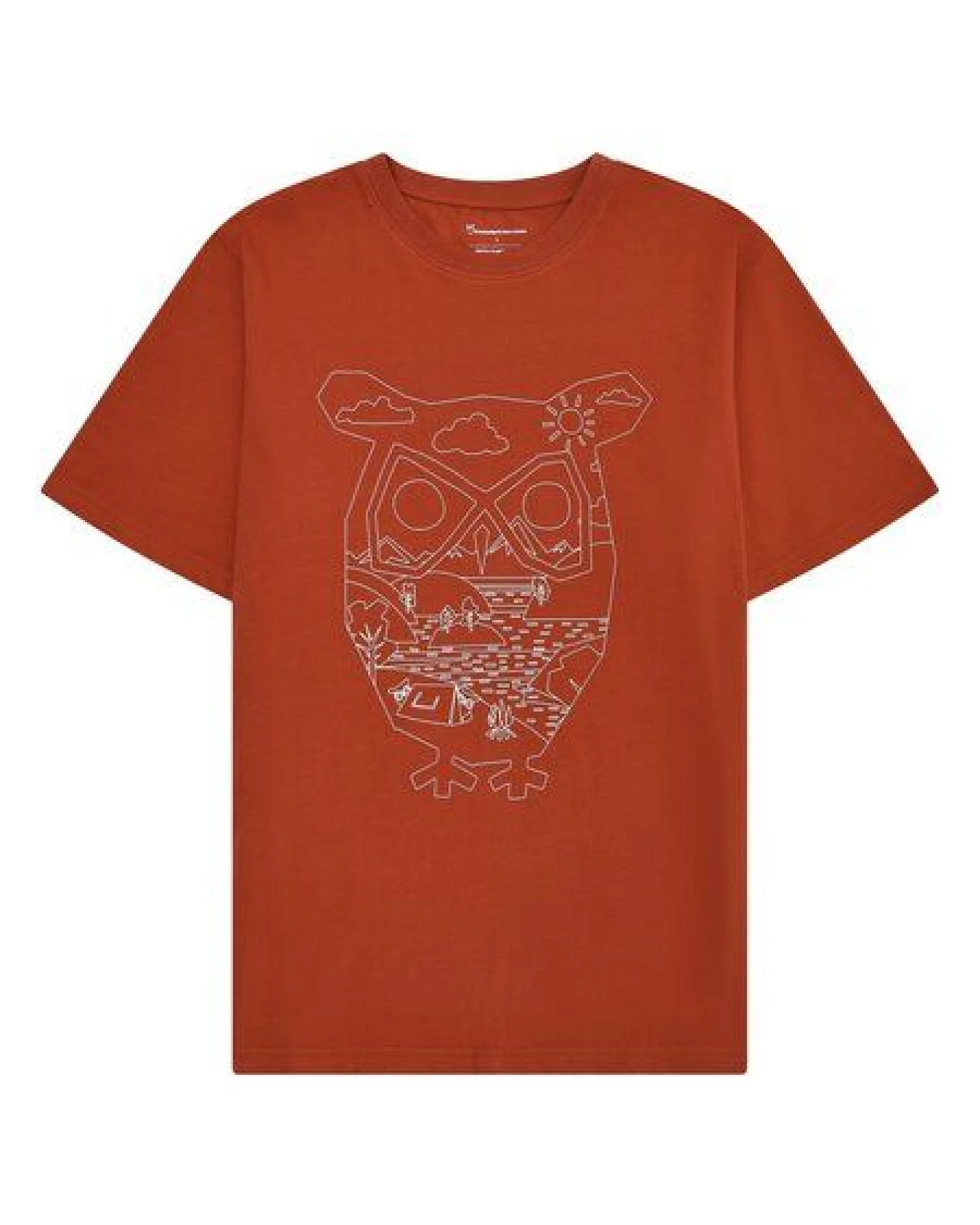 KnowledgeCotton Apparel T-Shirt mit Front-Print aus Bio-Baumwolle – Ansicht 2