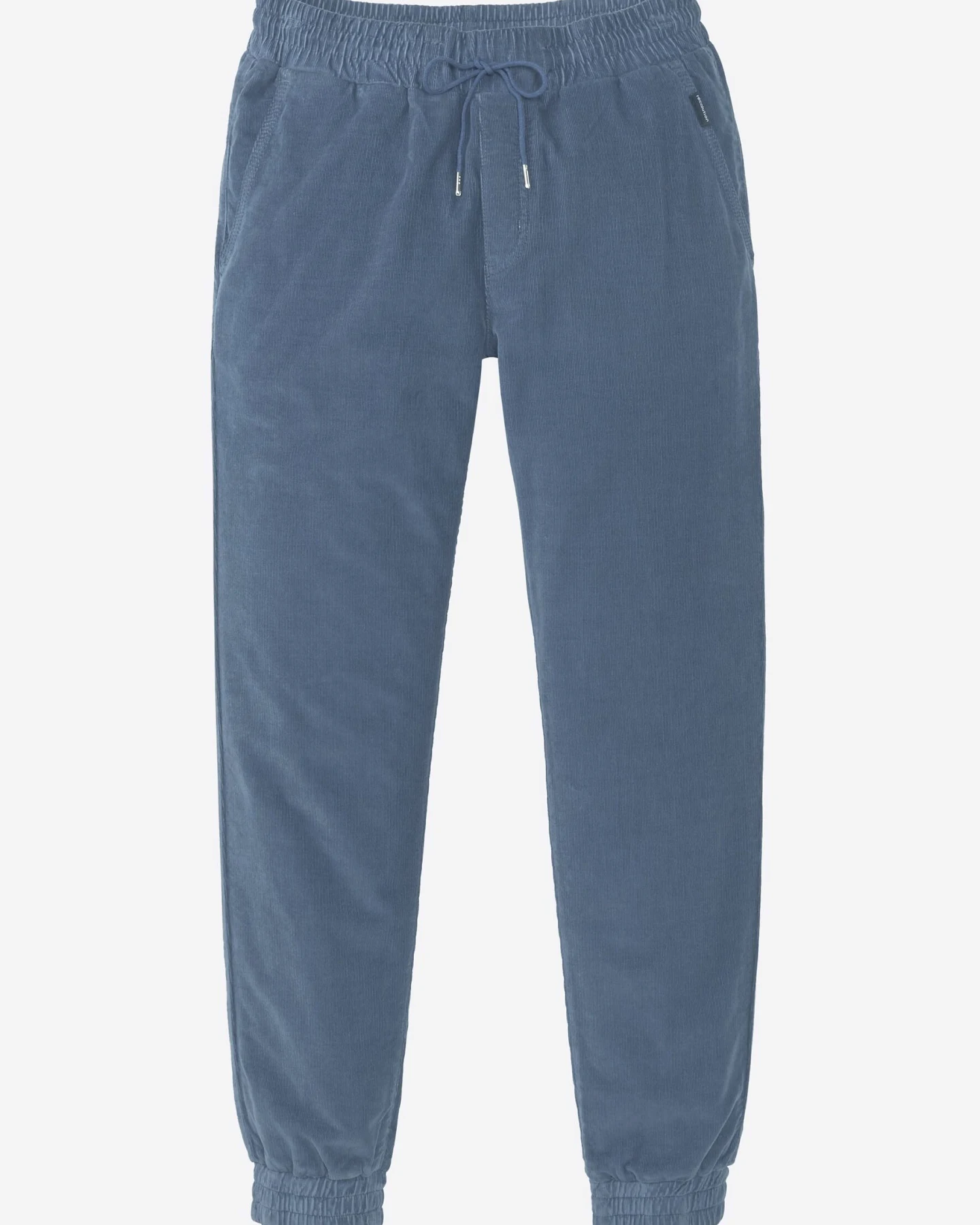 Recolution Herren vegan Jogginghose Chinos Kord Cyperus Dunkles Arktisblau – Ansicht 2
