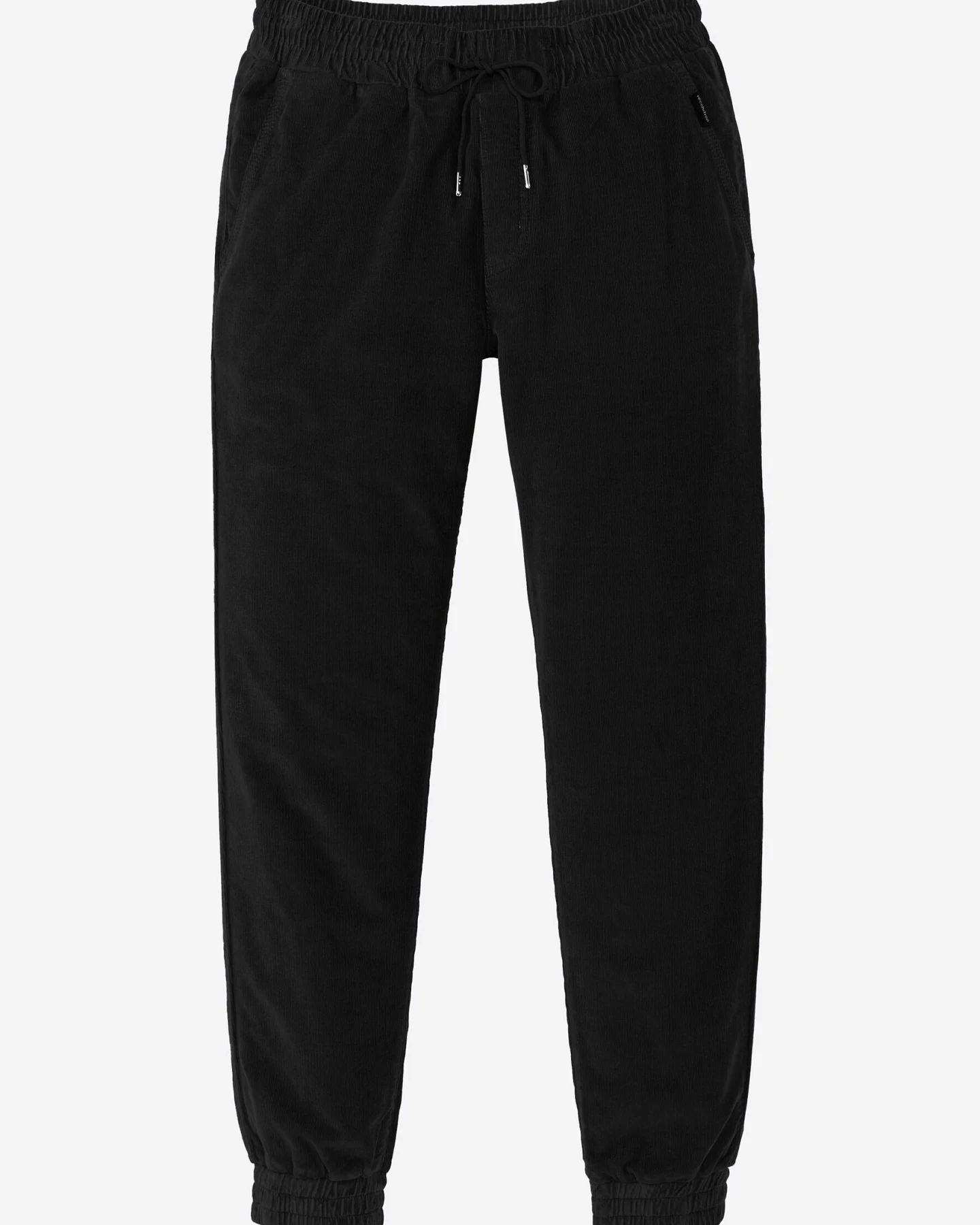 Recolution Herren vegan Jogginghose Chino Cord Cyperus Schwarz – Ansicht 2