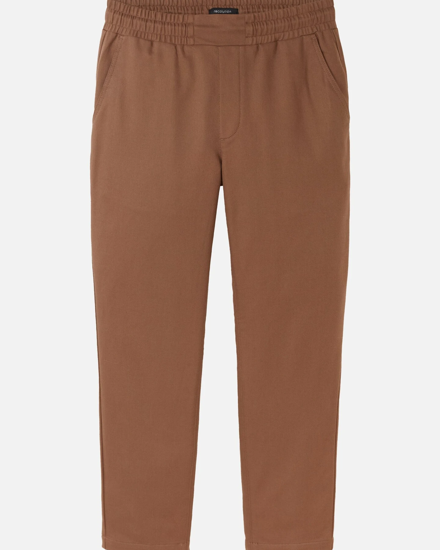 Recolution Herren vegan Chino Hose Tamarinde Kaffee Braun – Ansicht 2