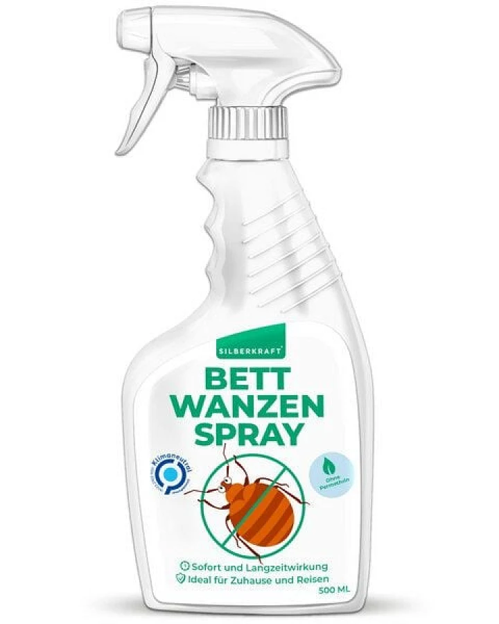 Silberkraft Bettwanzenspray - zuverlässiger Schutz für Matratzen und Betten