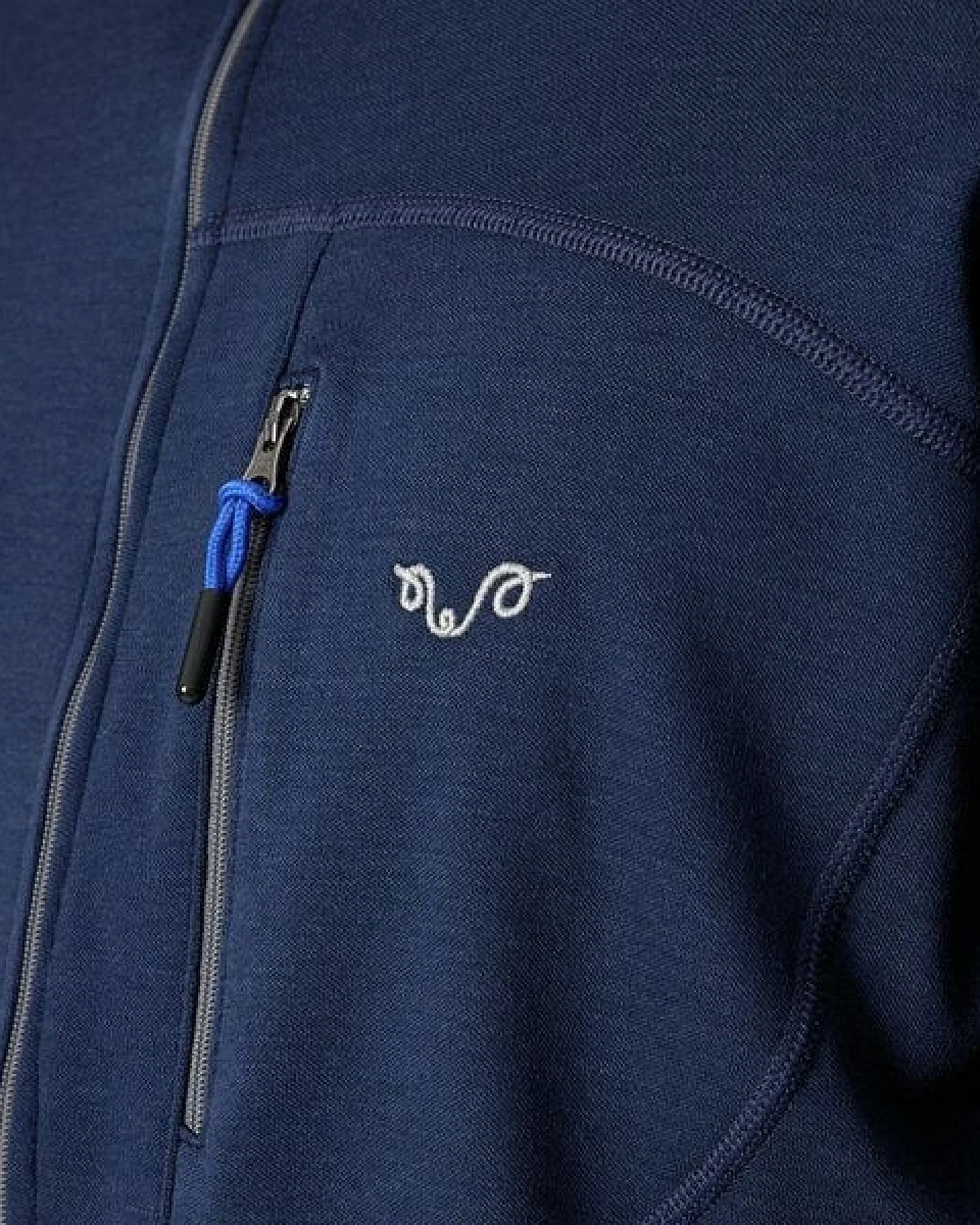 Woolona Hoodie - MAESTRO - 100% Merinowolle (Zip) – Ansicht 4
