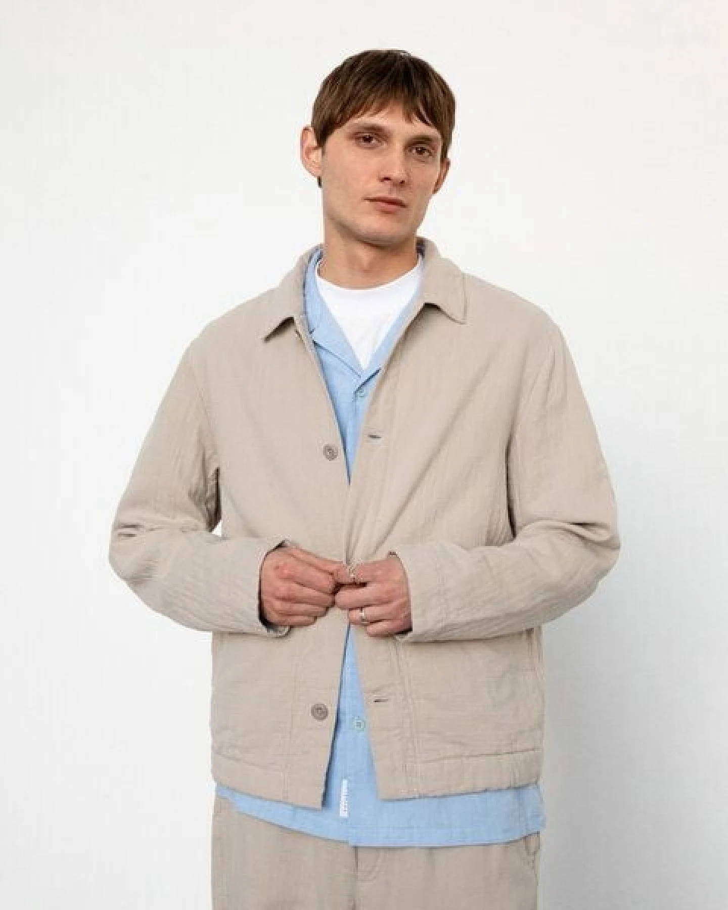 Rotholz Leichte Jacke Bio Baumwolle – Ansicht 2
