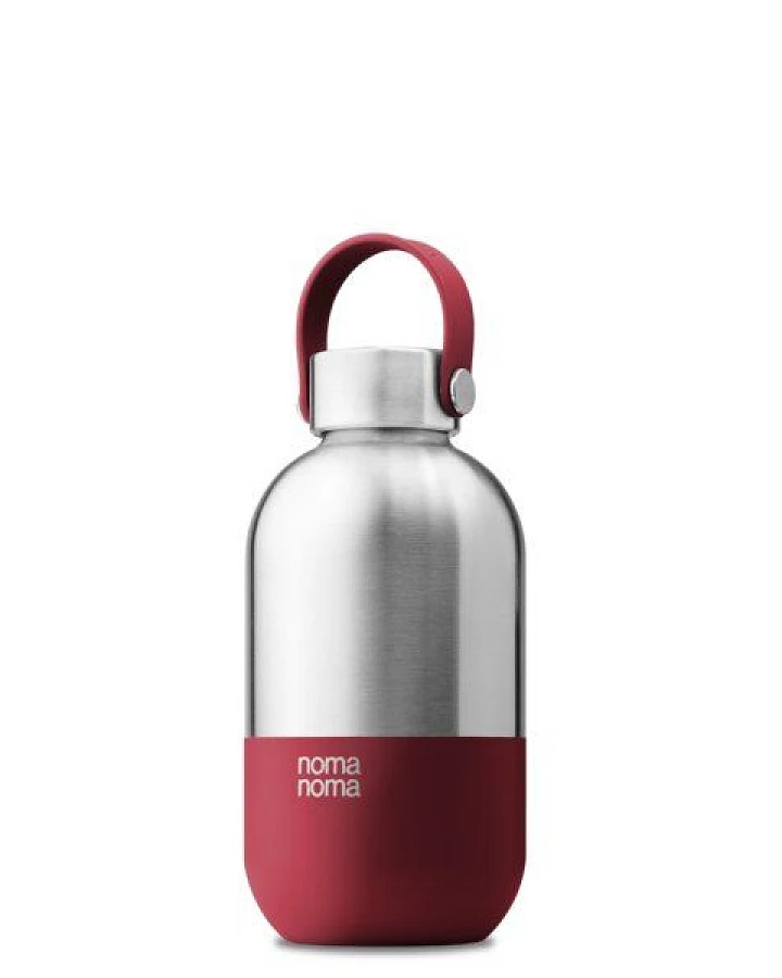 noma noma Edelstahl Trinkflasche Kohlensäure geeignet - Thermosflasche 500ml, 750ml, 1l