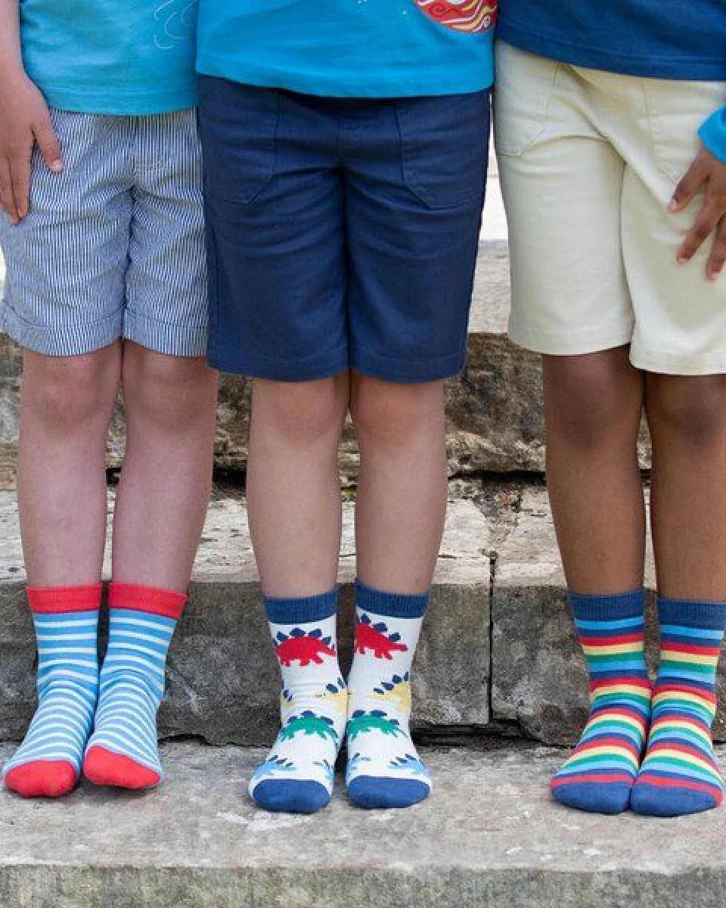 Kite Clothing Bunte Socken 3er-Pack aus Bio-Baumwolle – Ansicht 2
