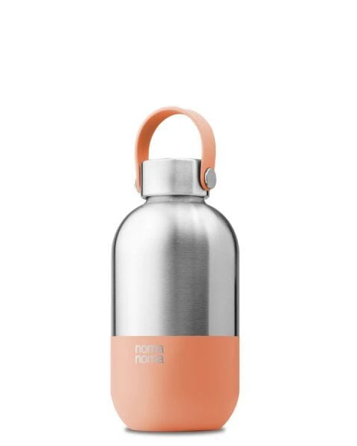 noma noma Edelstahl Trinkflasche Kohlensäure geeignet - Thermosflasche 500ml, 750ml, 1l