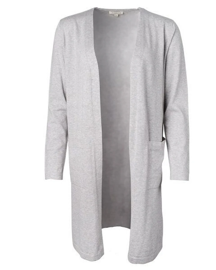 Alma & Lovis Lange Strickjacke aus Bio-Baumwolle "Long Jacket"