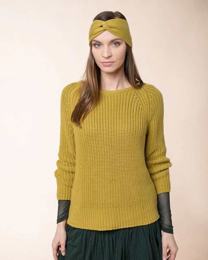 Alma & Lovis Pullover in Patentstrick aus Bio-Baumwolle "Patent Pulli"