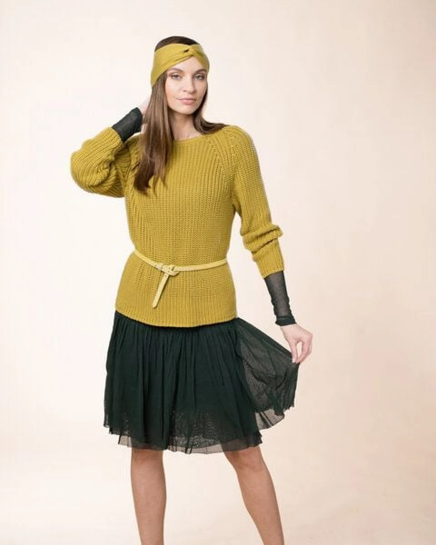 Alma & Lovis Pullover in Patentstrick aus Bio-Baumwolle "Patent Pulli" – Ansicht 3