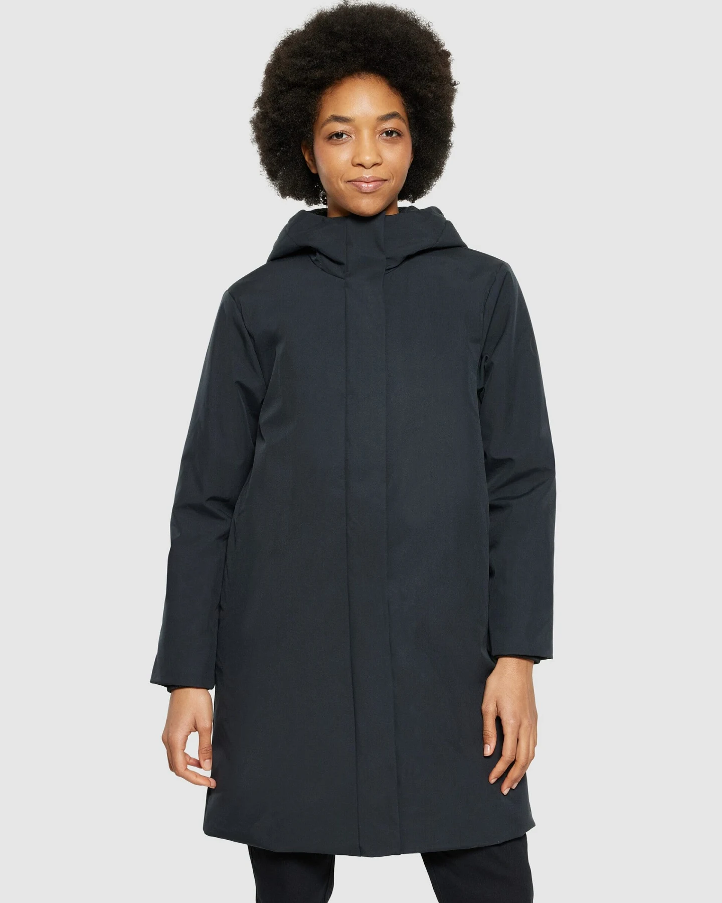 KnowledgeCotton Apparel Damen vegan Jacke Softshell Black Jet – Ansicht 2