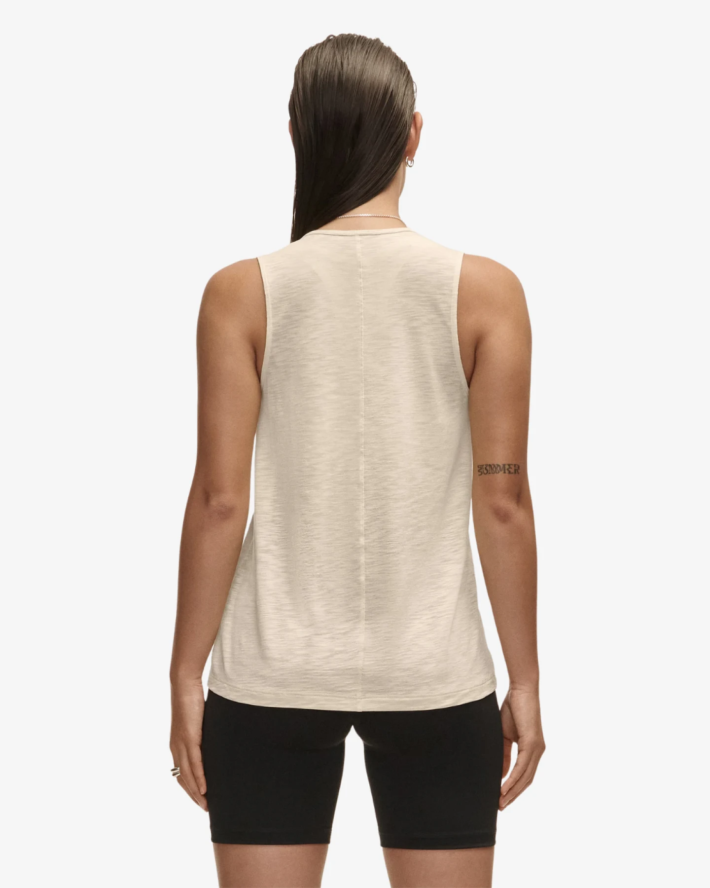 Casall Soft Texture Tank Ecru L – Ansicht 2