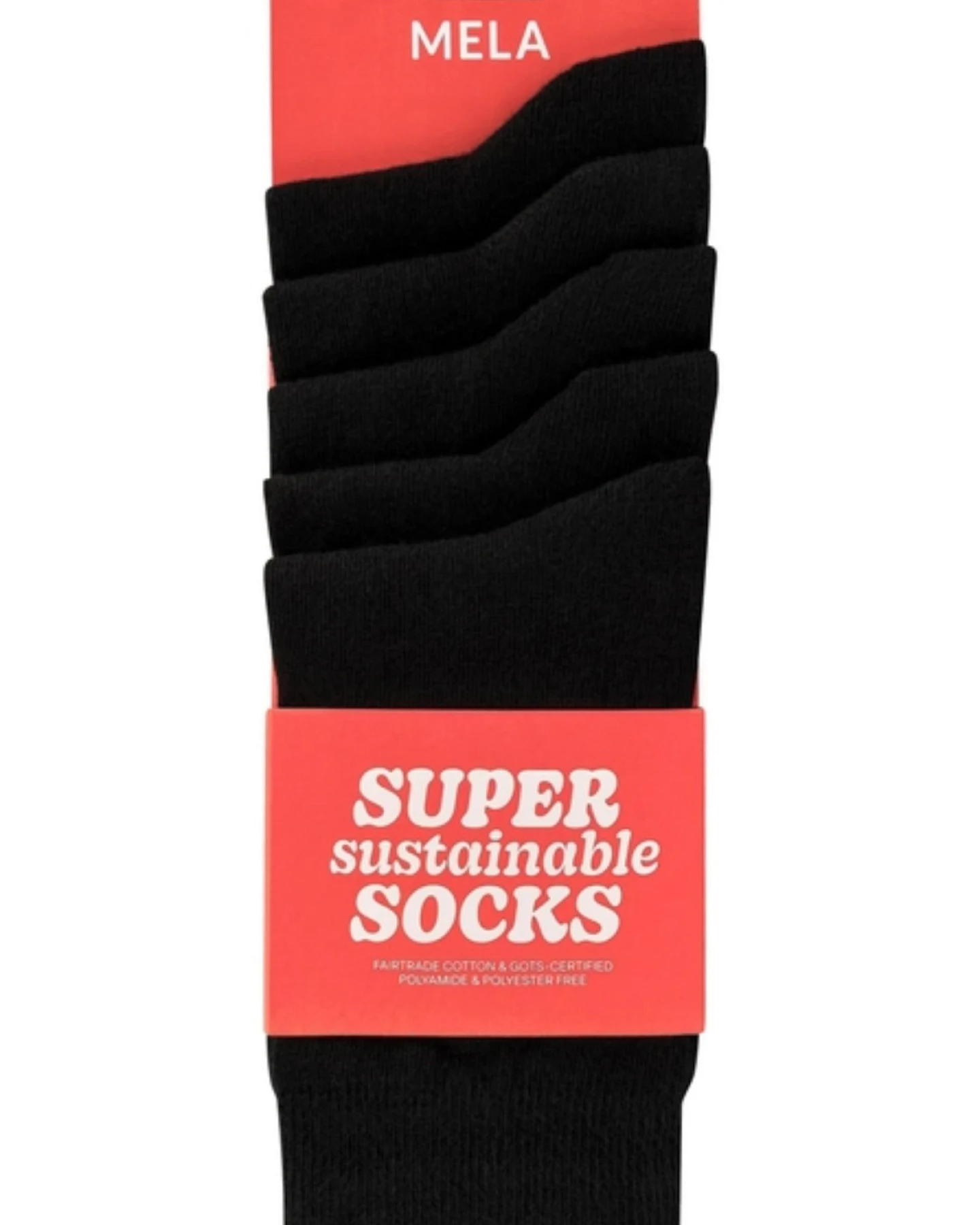 Socken 5er Pack Basic Schwarz – Ansicht 2