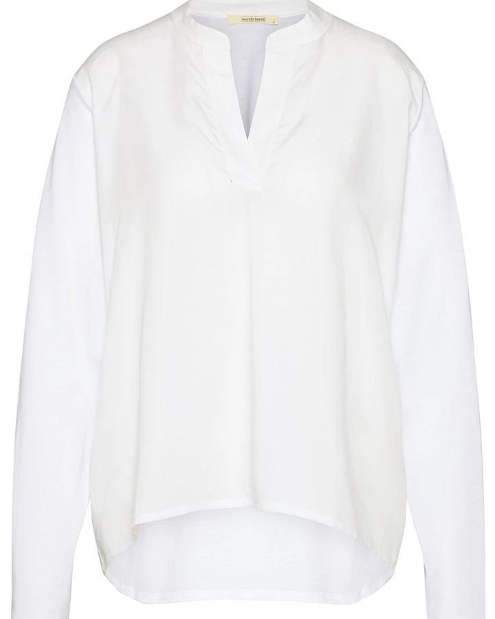 Henley blouse TENCELmix