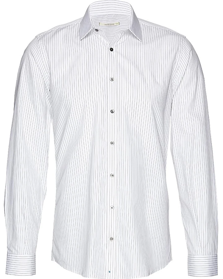 Metro shirt slim stripe male