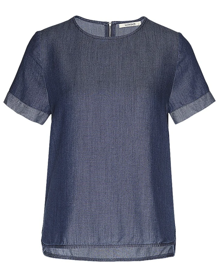 TENCEL denim T-blouse