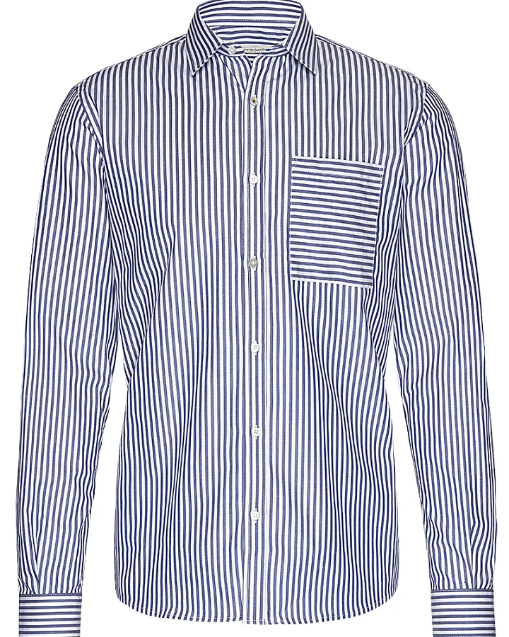 Metro shirt slim bold stripe