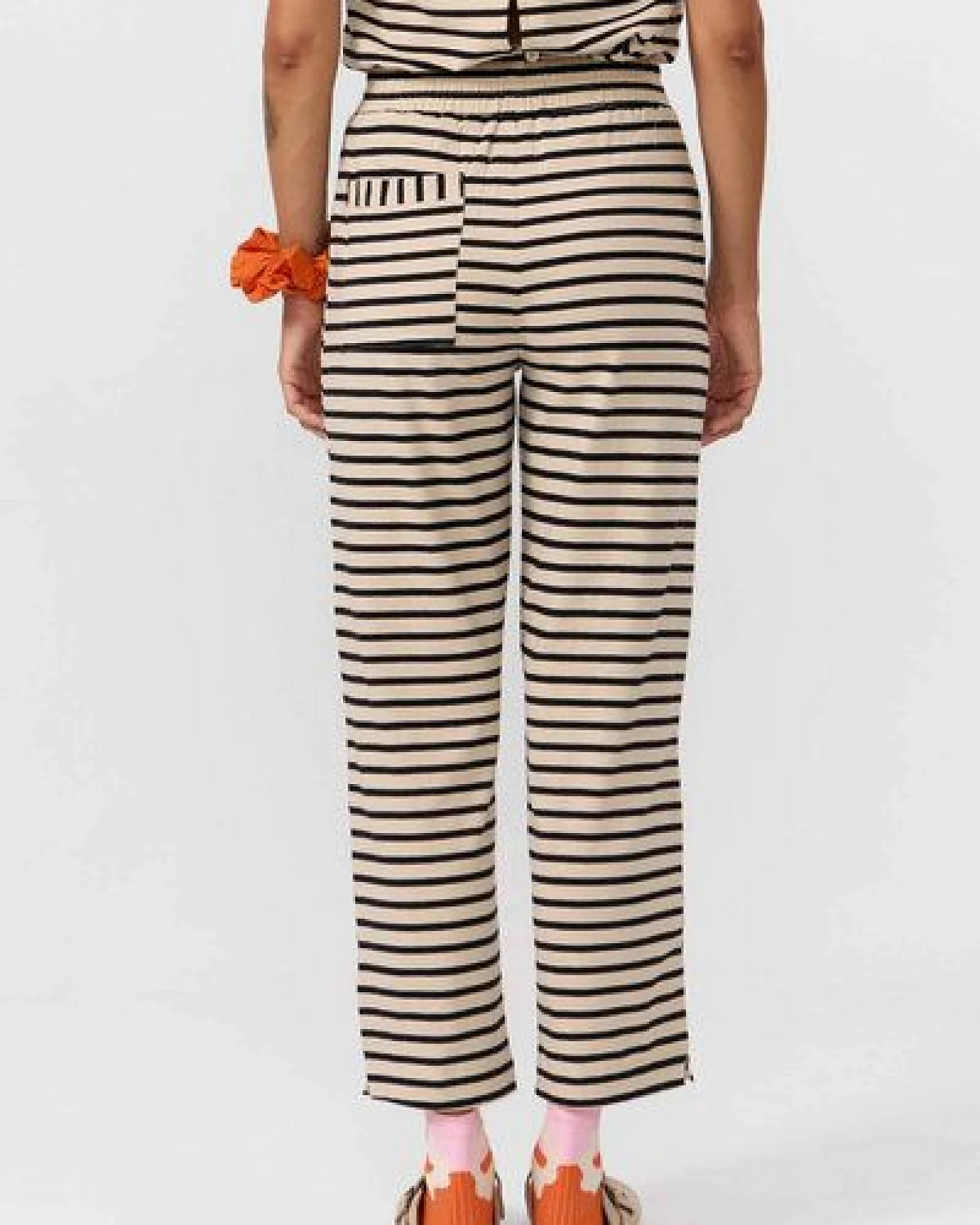 Suite13lab Damen-Straighthose MORGON gestreift – Ansicht 4