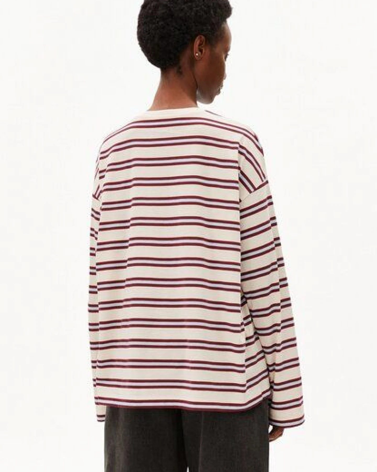 ARMEDANGELS ICONIC Å FIETAA STRIPE Damen Longsleeve aus 100% Bio-Baumwolle – Ansicht 2