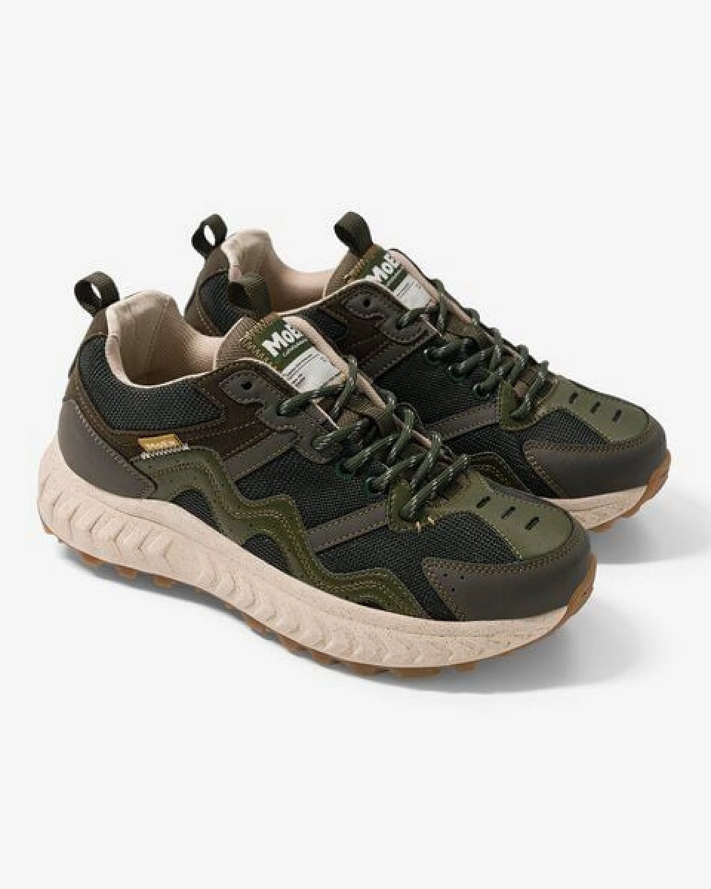 MoEa Sneakers GEN7 - Full Green – Ansicht 3