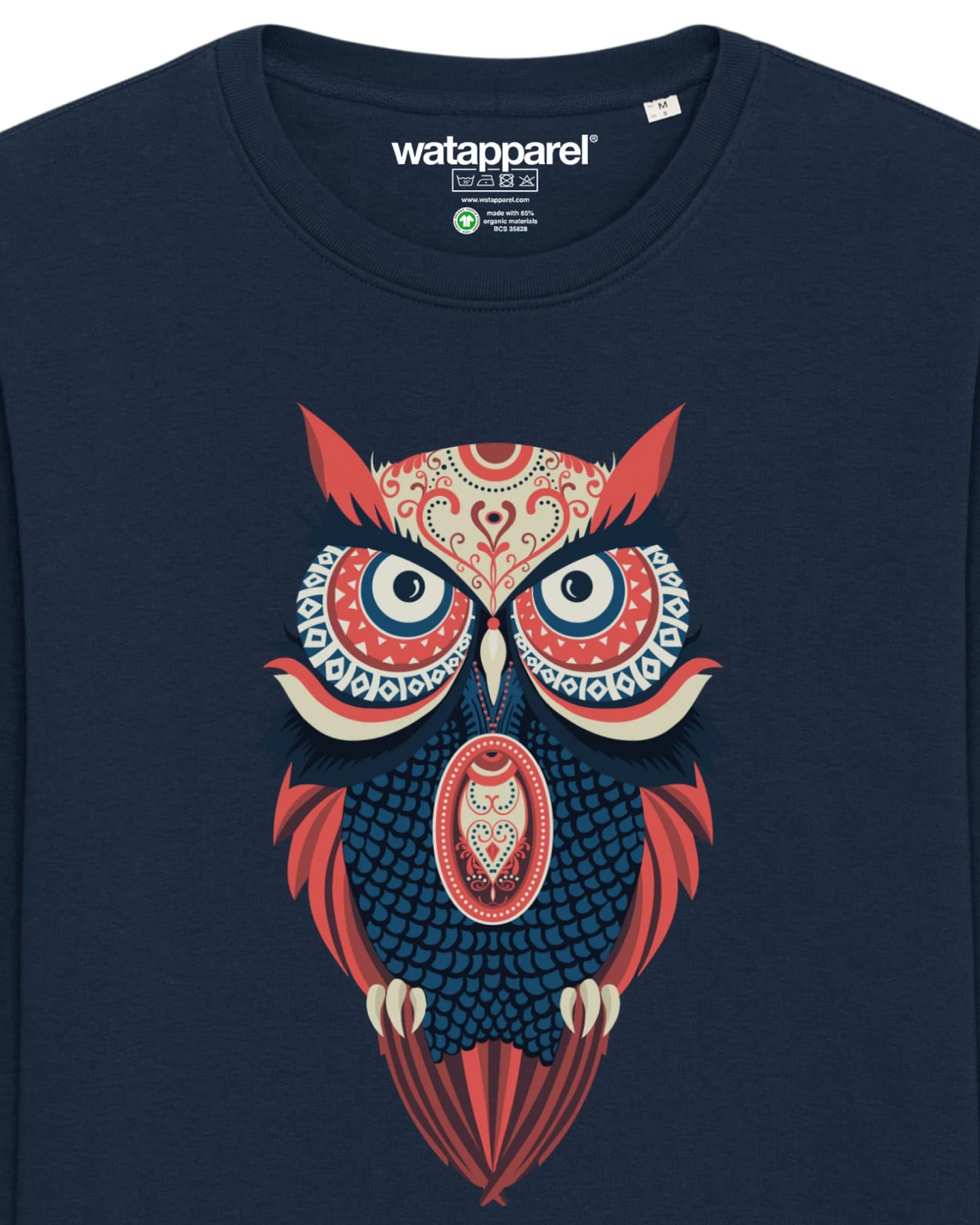 Watapparel Sweatshirt Colorful Owl – Ansicht 3