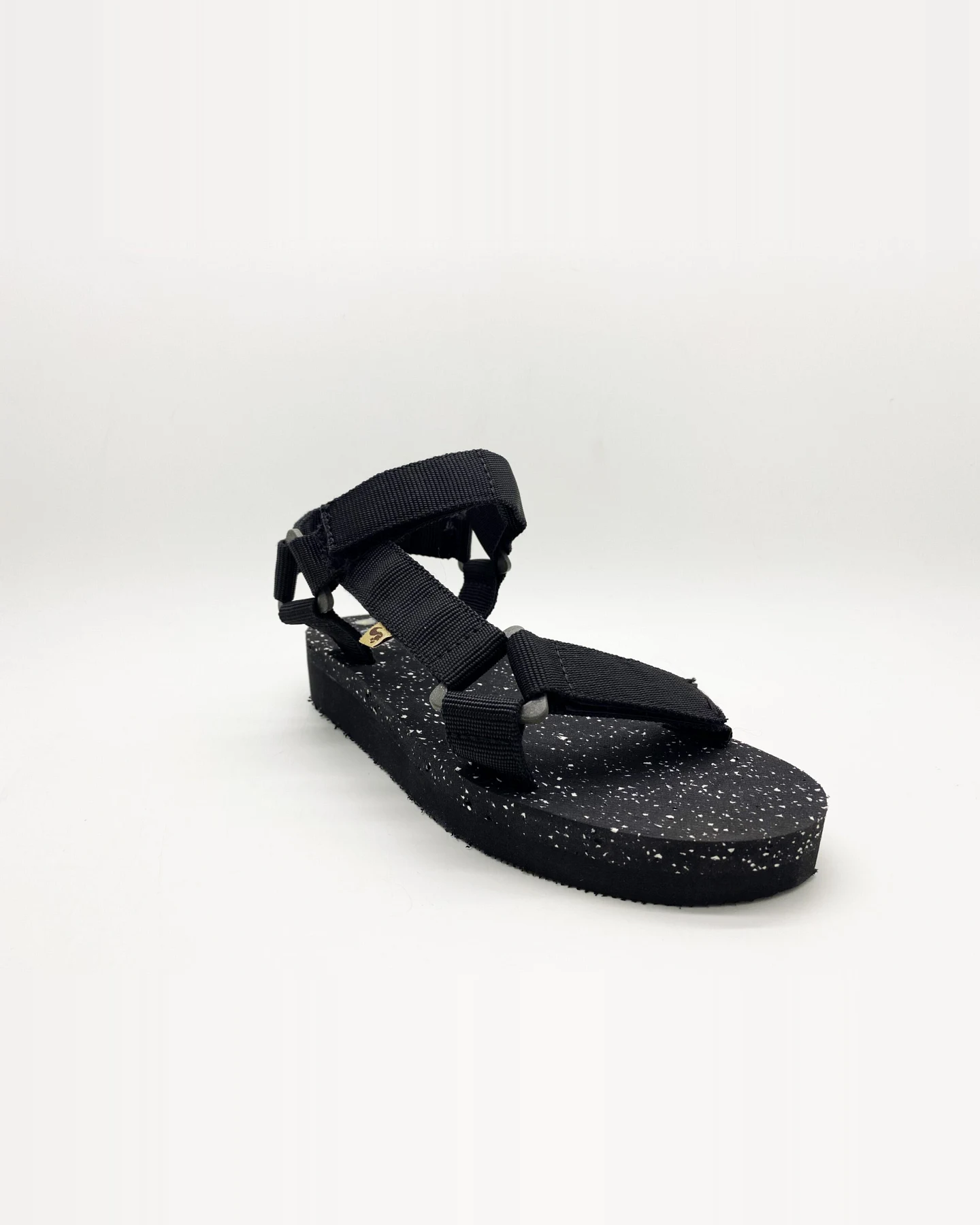 thies Damen vegan Eco Trek Sandale Vegan Schwarz (W/X) – Ansicht 2