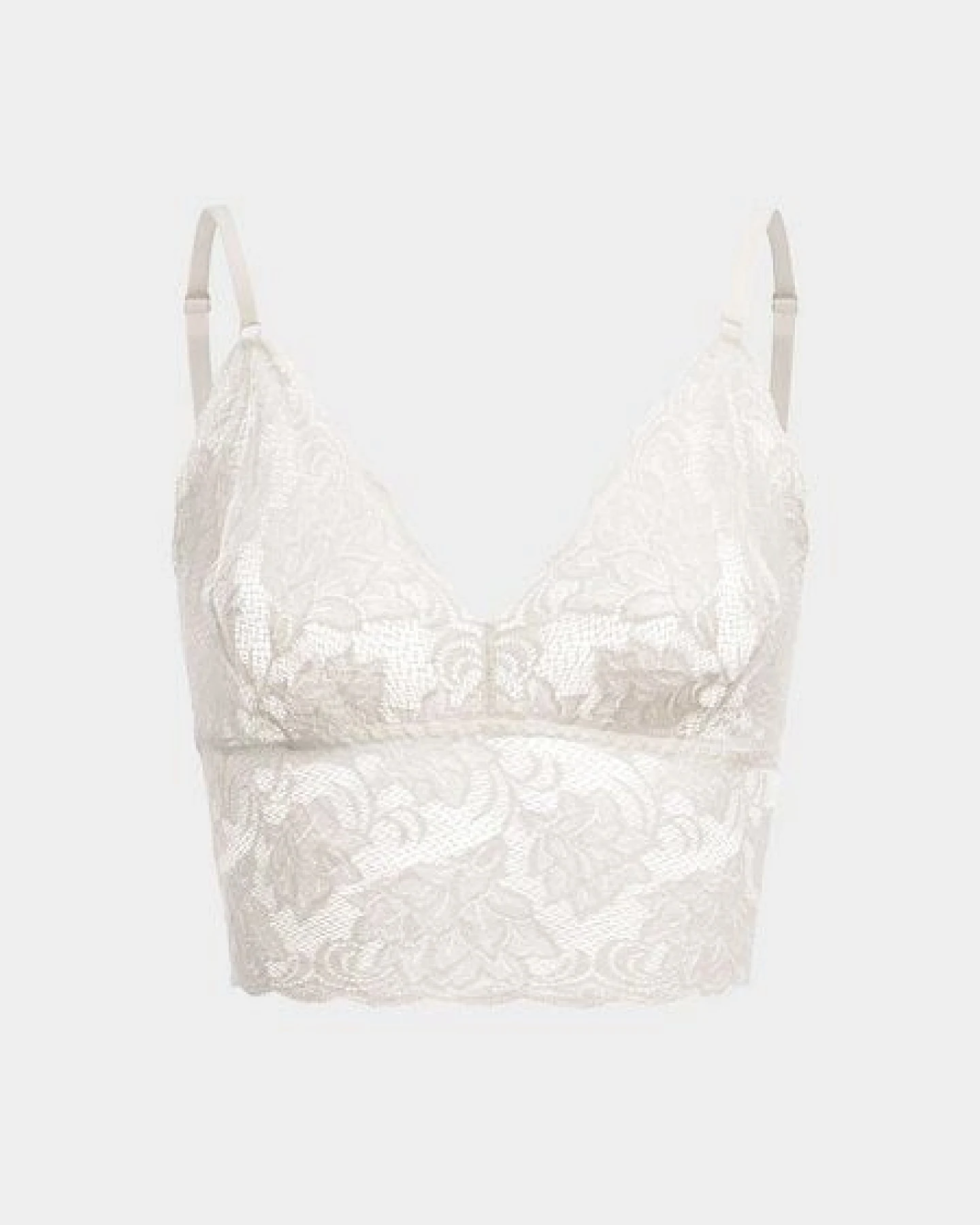 erlich textil Ophelia bügelloses Bustier mit Spitze aus Q-Nova, made in Europe – Ansicht 4