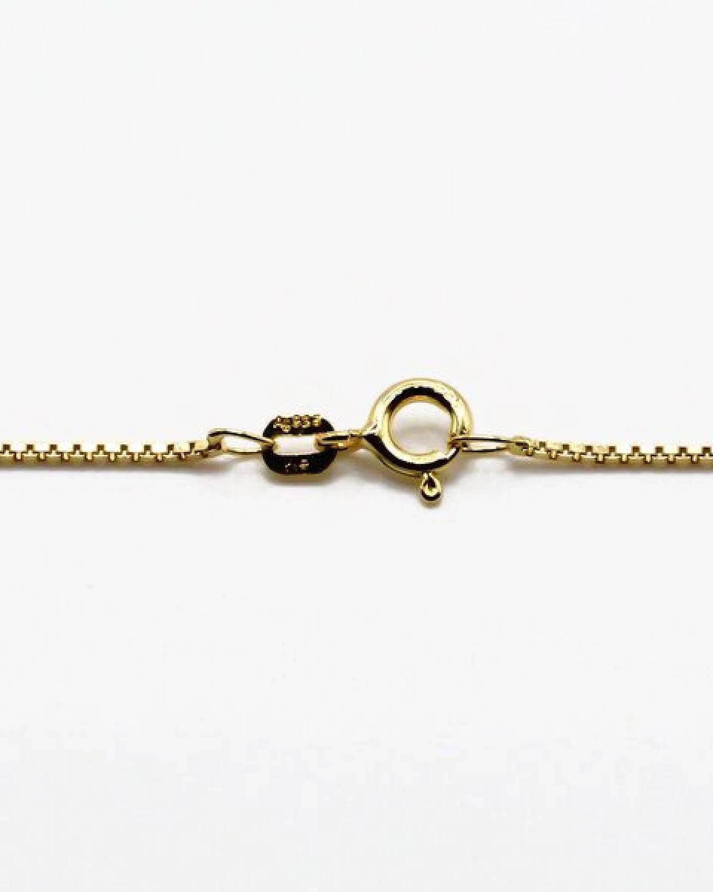 juni Choker Venezianerkette 45cm aus recyceltem Silber vergoldet, hergestellt in Deutschland – Ansicht 4