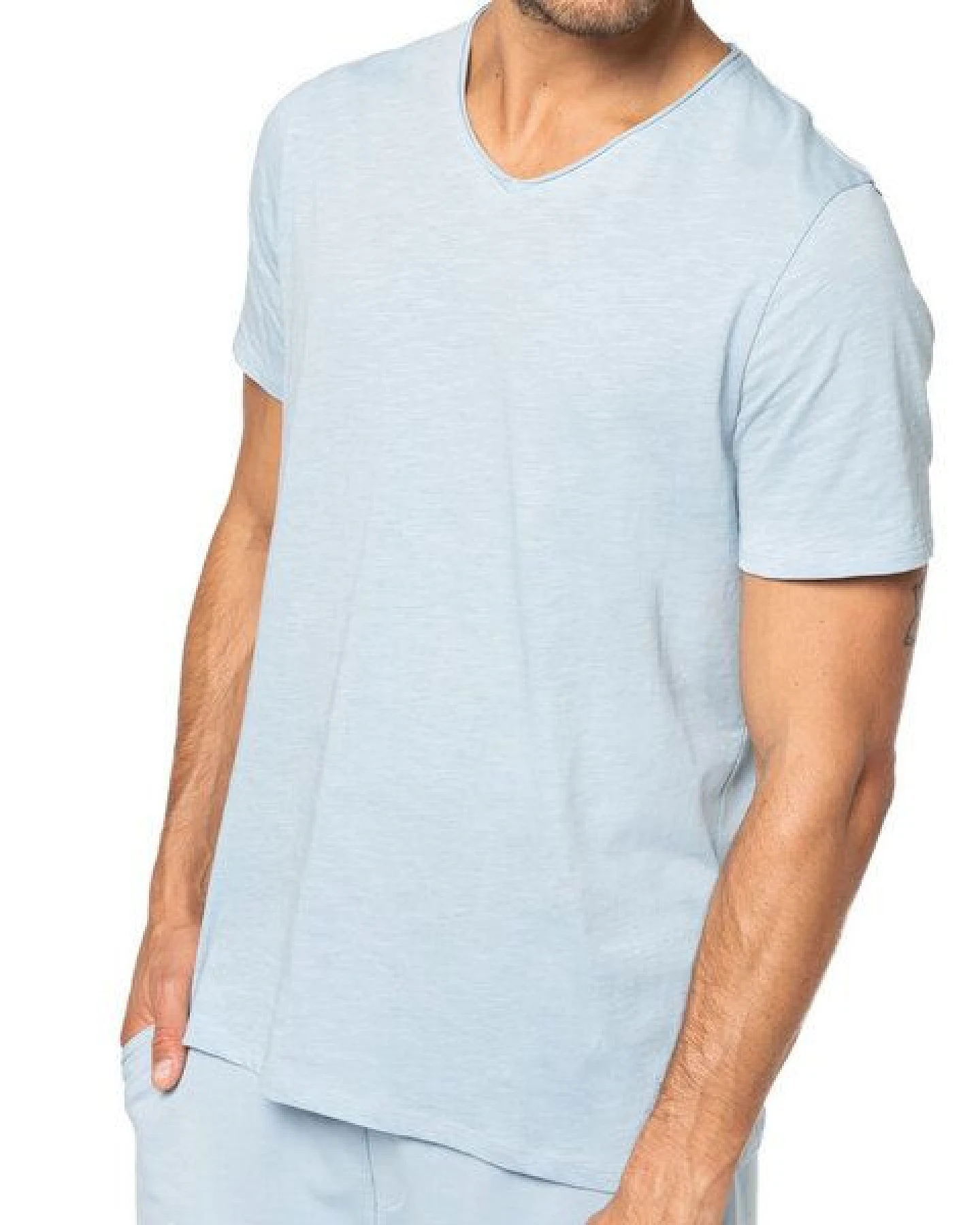 YTWOO Essentials Herren-Slub-T-Shirt aus biologischer Baumwolle – Ansicht 2