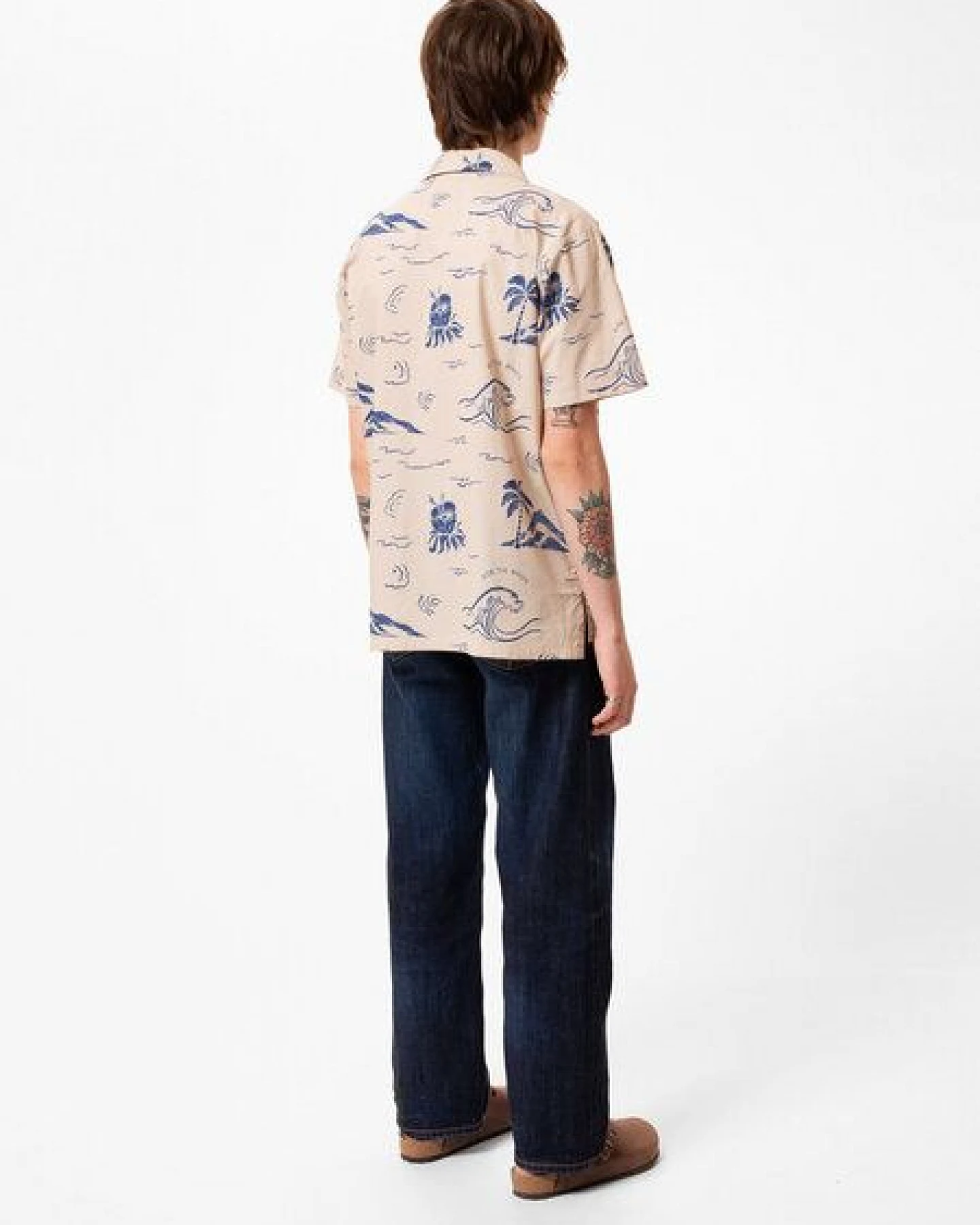 Nudie Jeans Hemd Arvid Hawaii – Ansicht 2