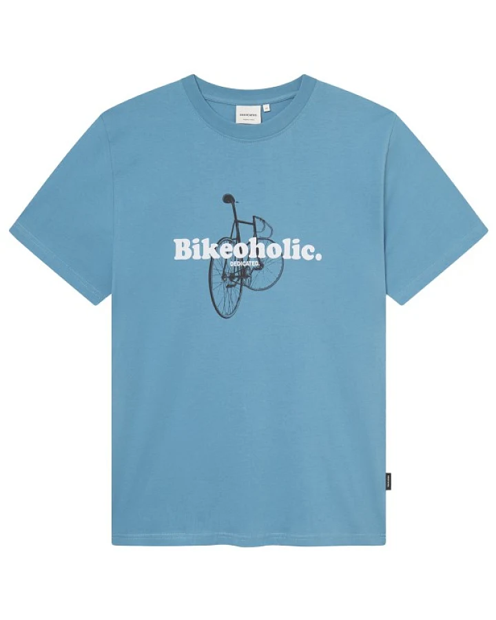 DEDICATED - T-Shirt Stockholm - T-Shirt Gr XXL blau