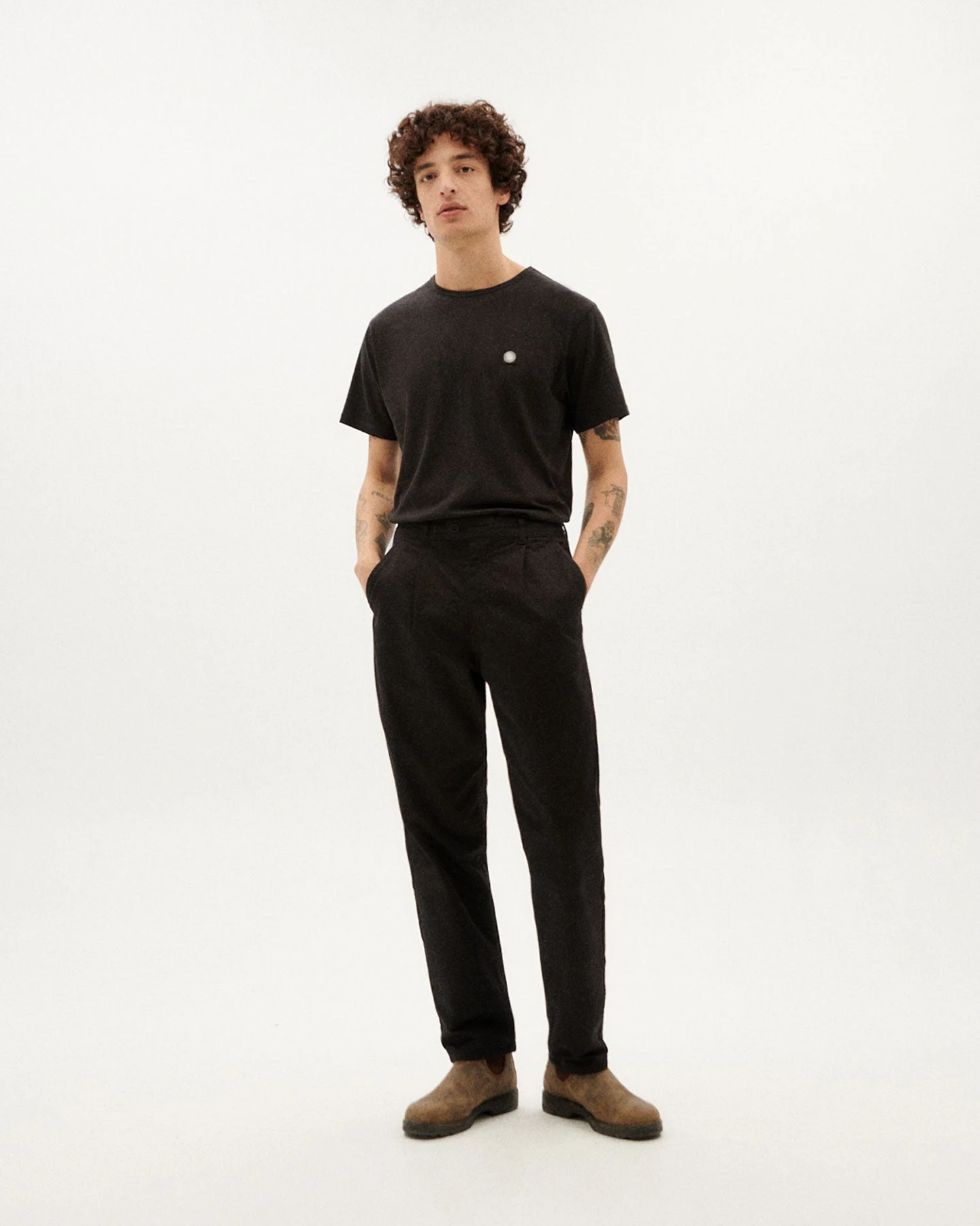 Thinking MU Herren vegan Hose Wotan Schwarz – Ansicht 2