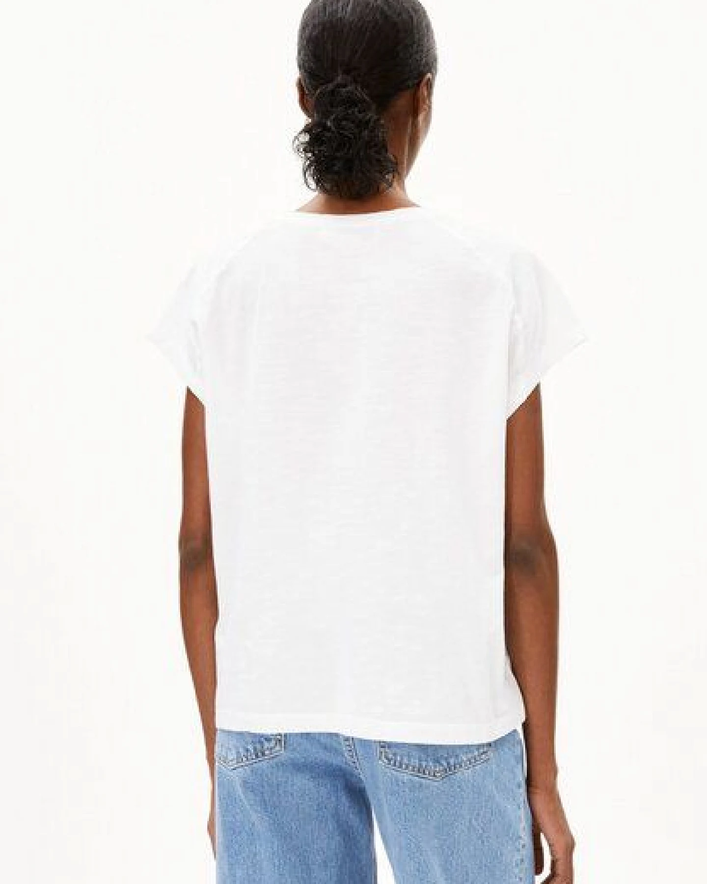 ARMEDANGELS SLUB Damen T-Shirt aus Bio-Baumwolle – Ansicht 2