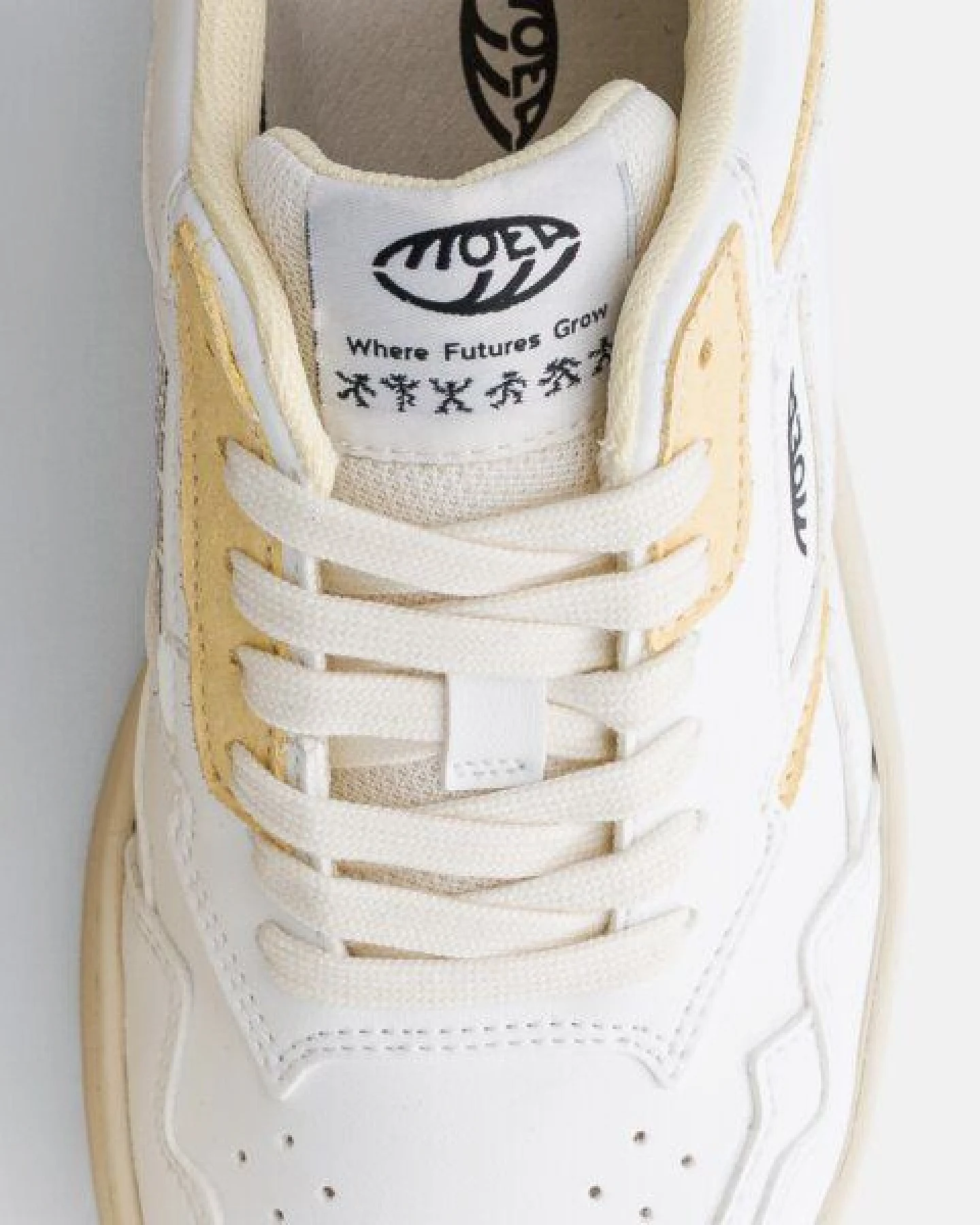 MoEa Sneakers Origin - White & Yellow - Pineapple – Ansicht 4