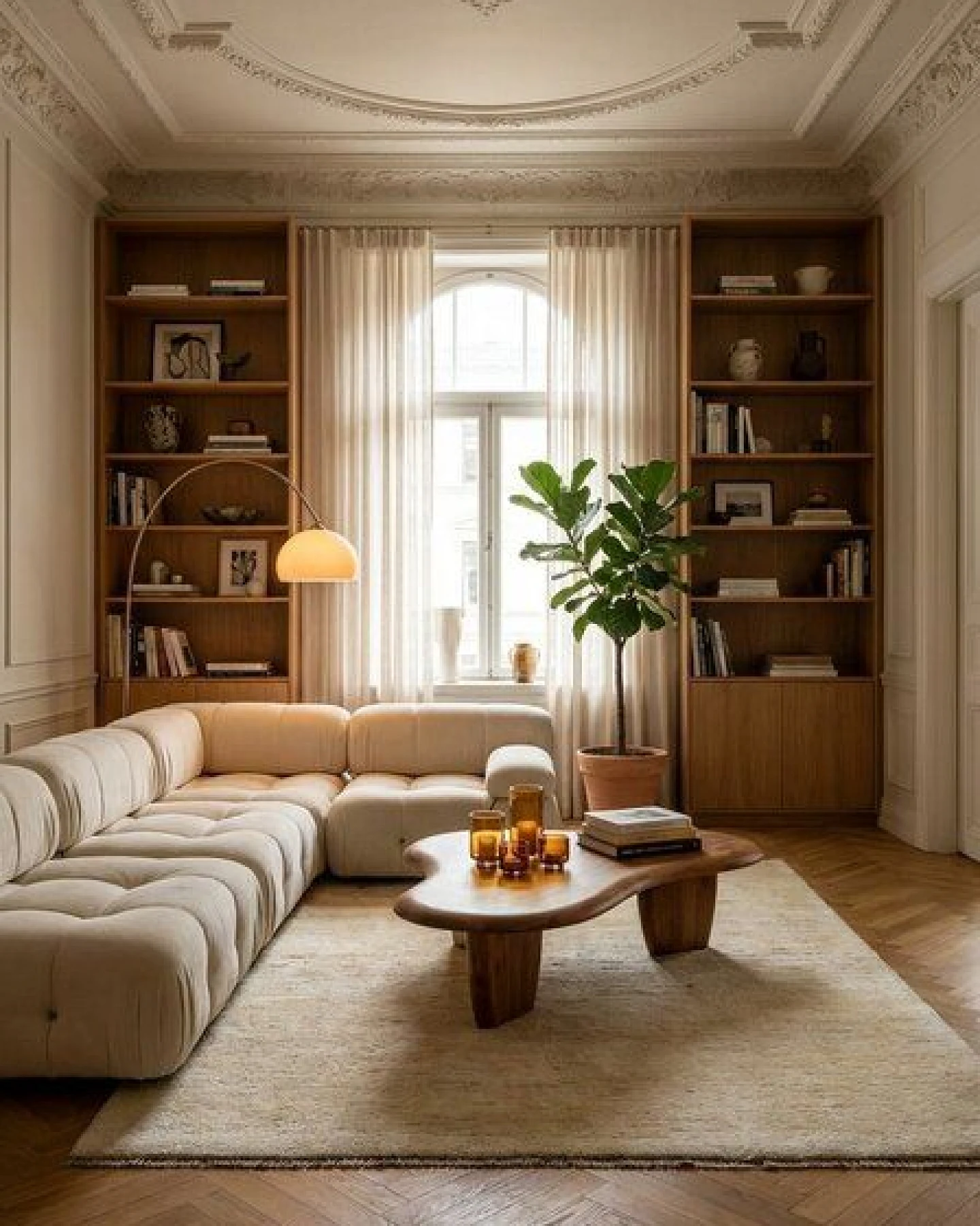 Gabbeh Beige „Rugtales“ aus Schurwolle, 123x184 cm – Ansicht 2