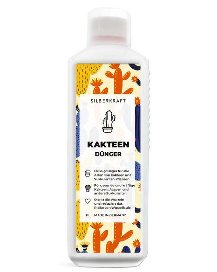 Silberkraft Kakteen Dünger für alle Arten von Kakteen, Agaven und anderen Sukkulenten