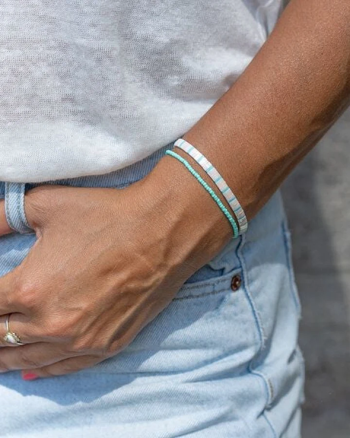 juni Tila Armband "French Riviera" - optional als Set mit türkisem Perlenarmband