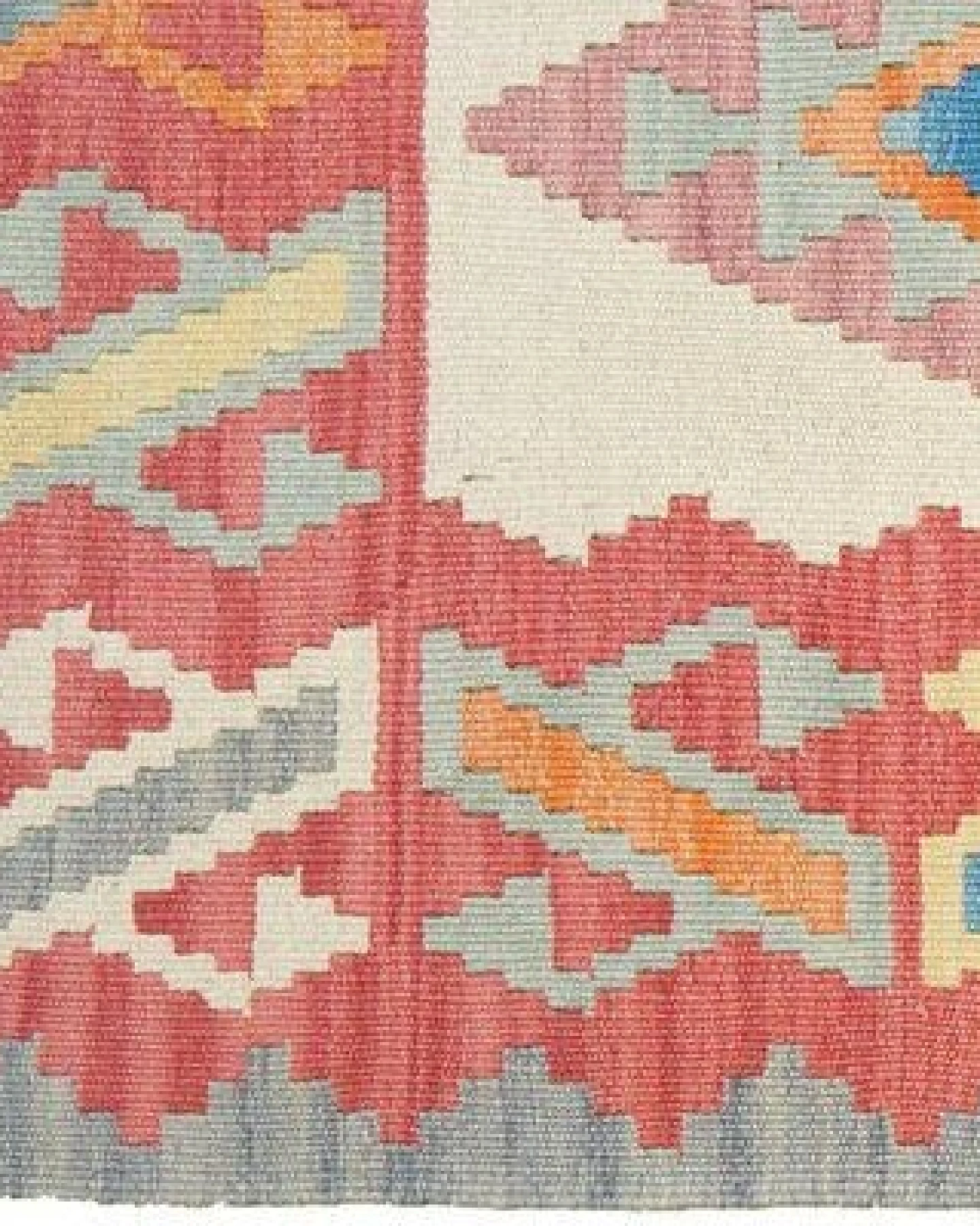 Kelim Gashgai Beige „Rugtales“ aus Schurwolle, 82x300 cm – Ansicht 4