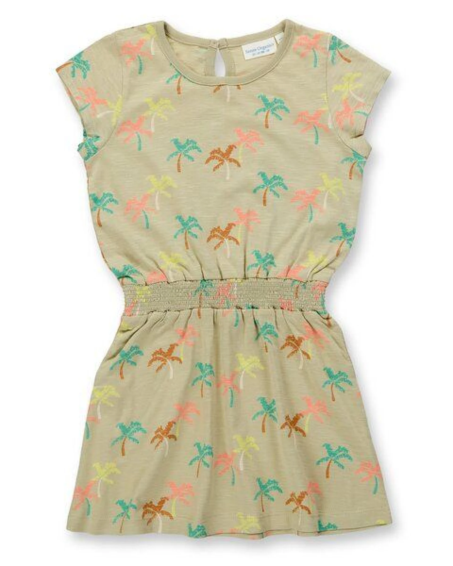 Sense Organics Kinder Sommerkleid mit Palmen-Druck Bio Baumwolle – Ansicht 2
