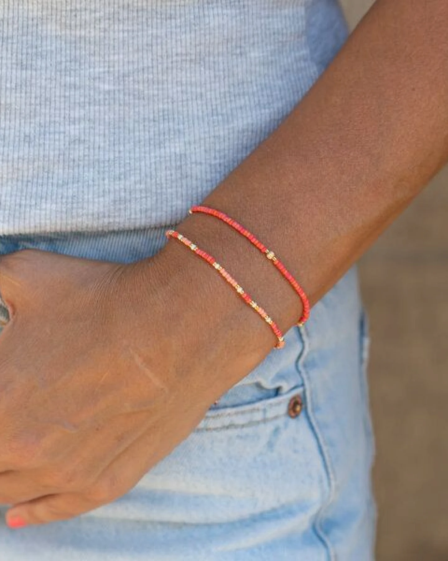 juni Armband "Bonita" / optional als Set - handgemacht in Deutschland – Ansicht 2